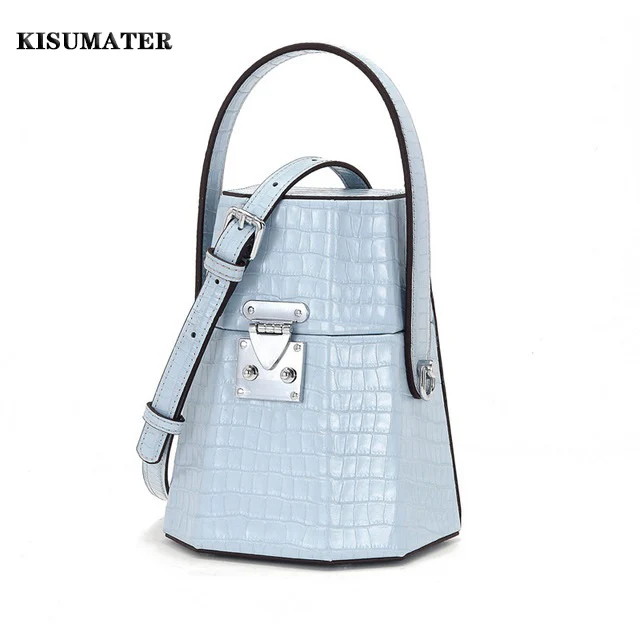 

2021 New Women Bag Genuine Leather Shoulder Messenger Bag Perfume Style Luxury Crocodile Leather Bag for Girls Free Shipping