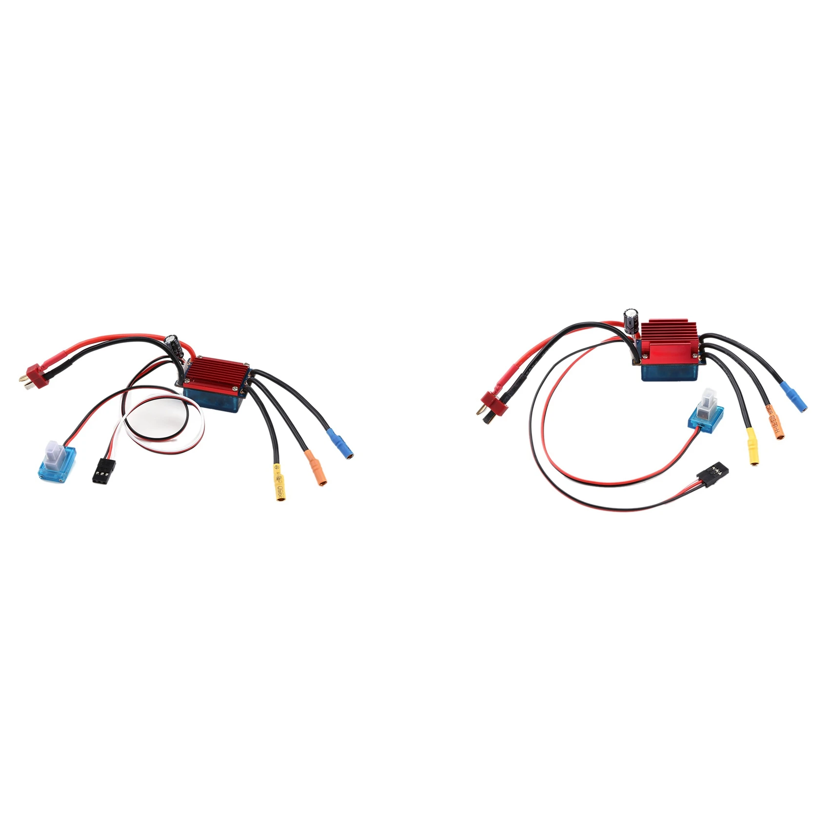 

2PCS RC Running Brushless ESC Electric Speed Control Waterproof For 1/14 1/16 RC Car, 25A & 35A
