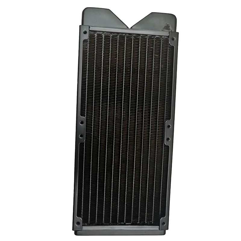 

Magicool G1/4 inch 120MM 3 Black Copper Radiator Computer Water Cooling Heatsink Fit 12Cm Fan 27Mm Thick M3 Screws
