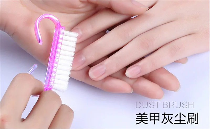 10Pcs/Set Nail Art Tool Set Manicure Buffers Glitter Nail Brush Dotting Pen Line Stickers Decorations Kit Artificial for DIY