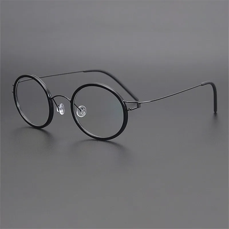 

Cubojue Ultralight Eyeglasses Frames Male Women Oval Nerd Glasses Men Brand Design Black Spectacles for Optic Reading Lens