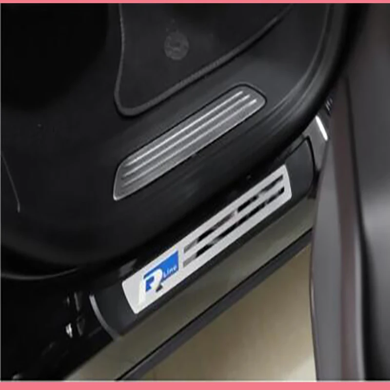 Применим к 11-18 для Touareg порог для Volkswagen Touareg Добро пожаловать педали внутренняя отделка специальные аксессуары