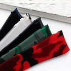 Оптовая цена для старых клиентов резиновый ремешок для часов водонепроницаемый силиконовый браслет Камуфляжный цвет для часов rolex