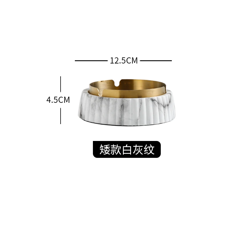 

Luxury Nordic Ashtray Creative Personality Office Multifunctional Simple Luxury Ashtray Portable Cenicero Home Decoration DG50A