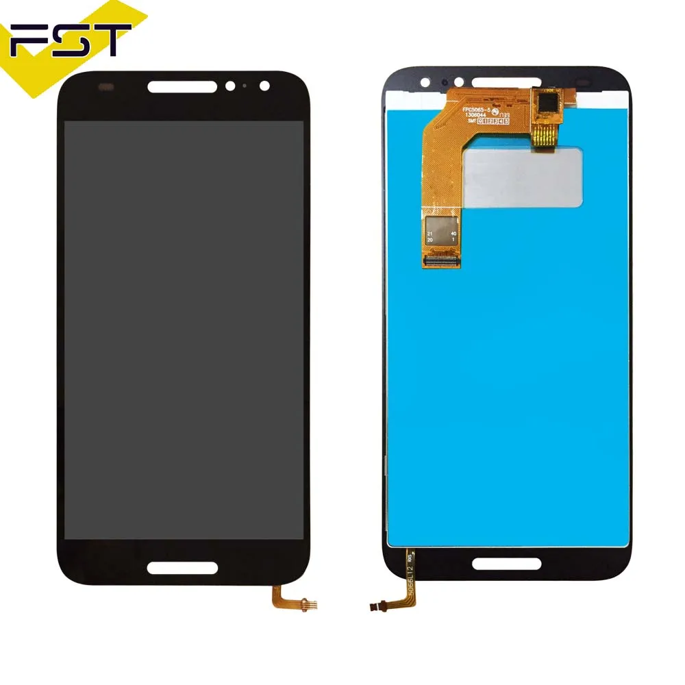 Для Alcatel A3 OT5046 ЖК-дисплей и сенсорный экран дигитайзер с рамкой для Alcatel A3 OT 5046 5046D 5046X 5046Y+ Инструменты+ клей - Цвет: Black No Frame