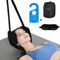 hammock for neck stretcher traction massager cervical back tools comfortable posture pain relief relaxation with free eye mask