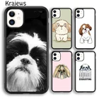 Мягкий чехол для телефона krajew с изображением собаки Shih Tzu для iPhone 5s 6s 7 8 plus X XR XS 11 12 13 pro max Samsung Galaxy S9 S10 Plus