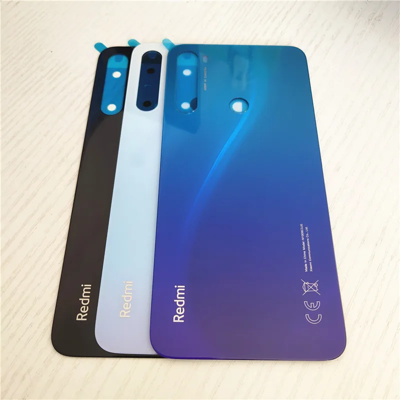 

100% Original For Xiaomi Redmi Note 8 Note8 Back Battery Cover Glass Door Rear Housing Case With CE Logo