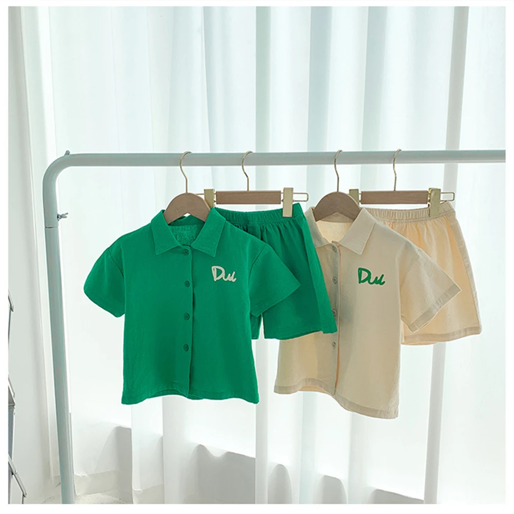 

New Summer Baby Clothes Suit Children Fashion Boys Girls Cartoon Shirt Shorts 2Pcs/set Toddler Casual Clothing Kids Tracksuits