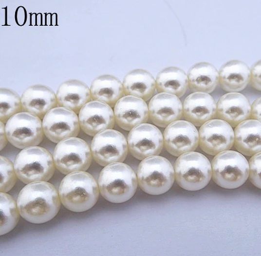 

Fasion 1000PCS/LOT 10mm Imitation pearls Loose beads Acrylic Pearl Beads DIY Spacer for Jewelry hfy6d