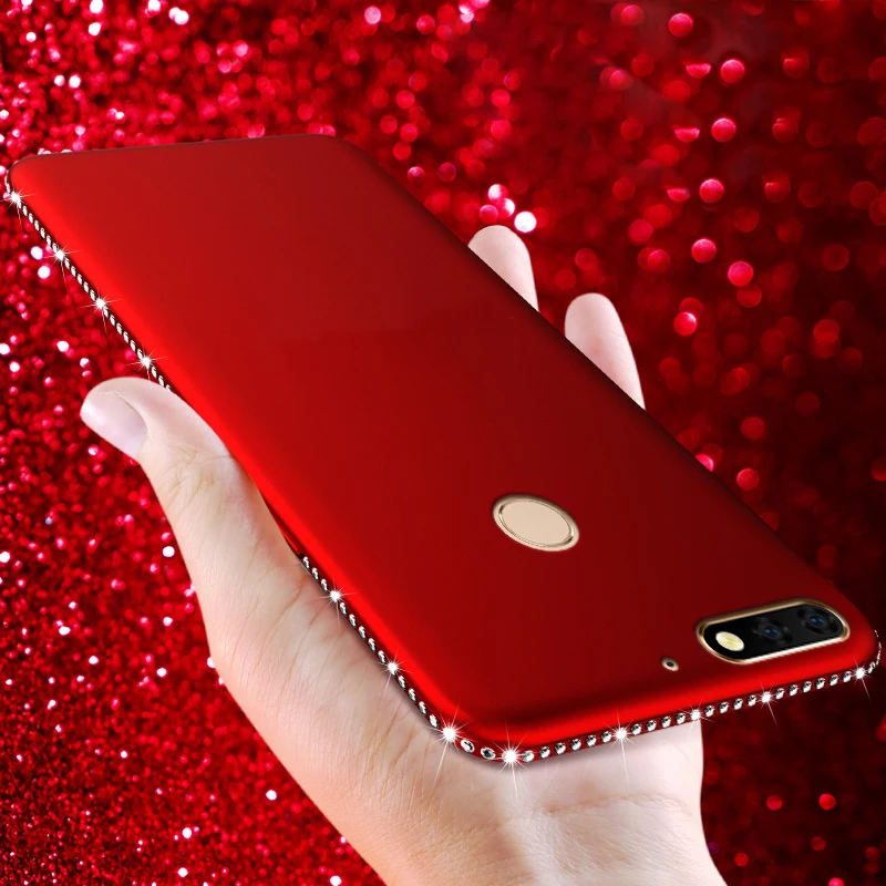 Мягкий чехол из ТПУ с бриллиантами для Huawei Nova 3 3i 3E 2 2i P8 P9 Lite 2017 P10 P20 Pro Y9 Y7 Prime Y5 Y6 2018