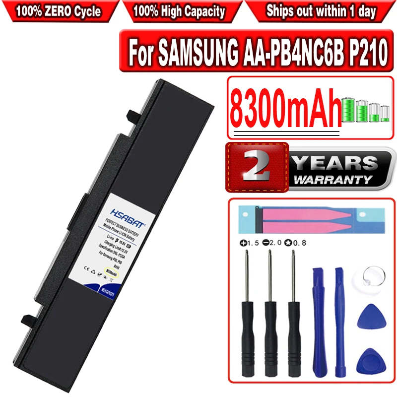

Аккумулятор HSABAT 8300 мАч для Samsung R560 AA-PB4NC6B R60 P210 P460 P50 P560 P60 Q210 R39 R40 R408 R41 R410 R45 R460 R509 R510