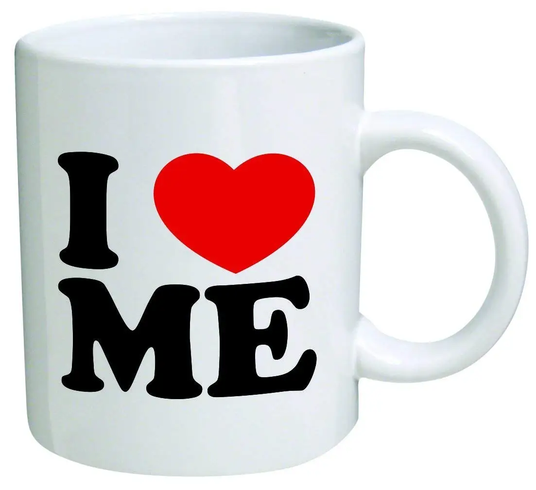 Кружка с надписью I LOVE ME 11 унций|Кружки| |