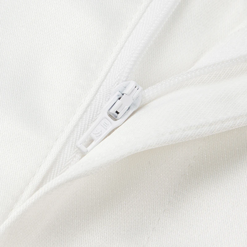 YIGELILA New Fashion White Suits V-neck Full Sleeves With Belt Suits High Quality Office Lady Suits 91029+5927