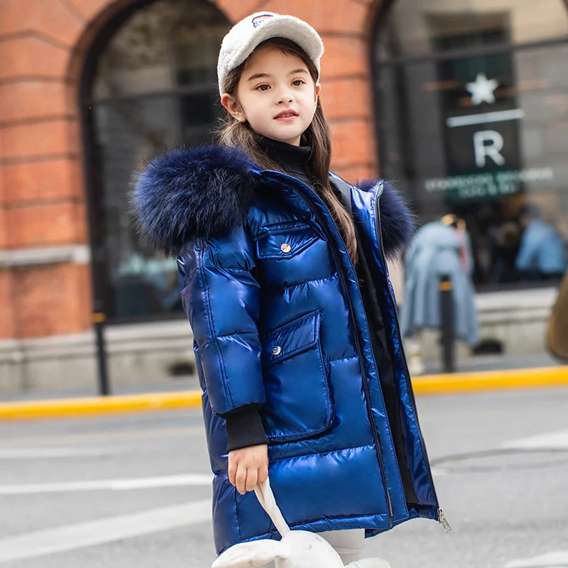 

2022 New fashion winter Down jacket for boy girl clothes Kids Outerwear waterproof Snow coat children parka clothing snowsuit