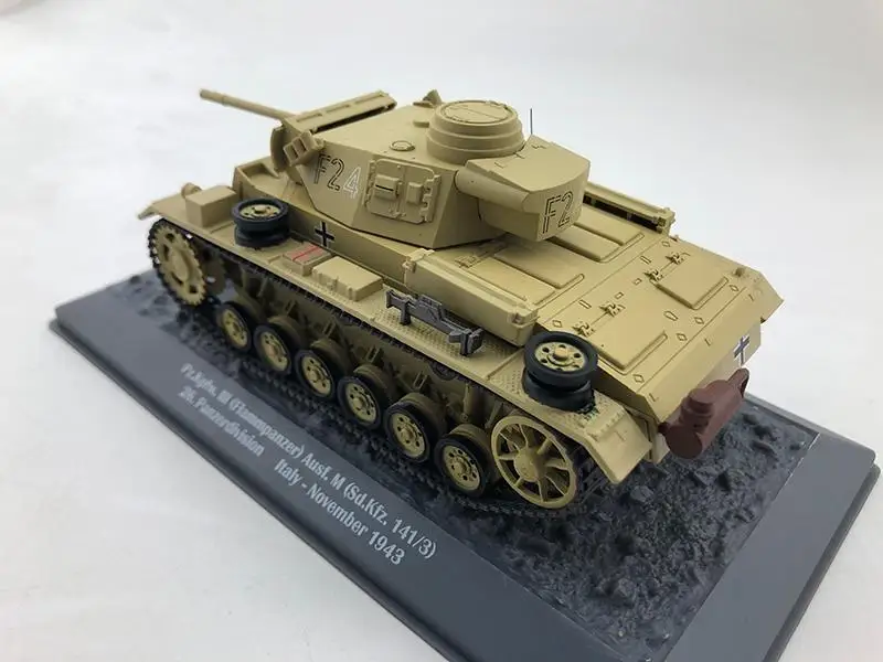 Италия PZ KPFW III флампанзер AUSF M SD KFZ 141/3 26 PANZERDIVISION 1/43 DIECAST |