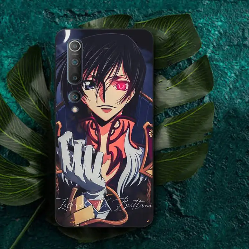 TOPLBPCS Lelouch vi Британия Code Geass чехол для телефона аниме чехол-накладка Redmi Note 8 7 9 на