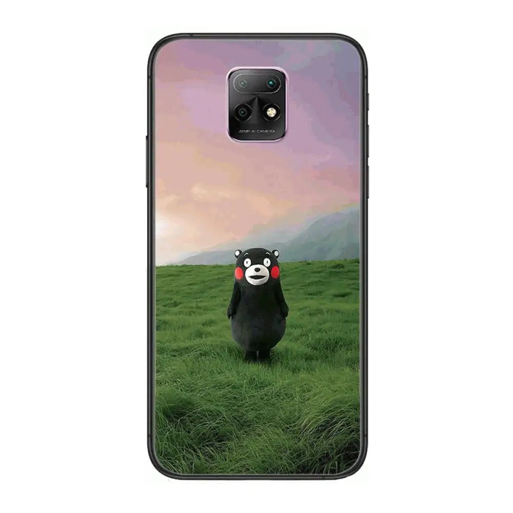 

Popularity Kumamon Phone Case For XiaoMi Redmi 10X 9 8 7 6 5 A Pro S2 K20 T 5G Y1 Anime Black Cover Silicone Back Pretty