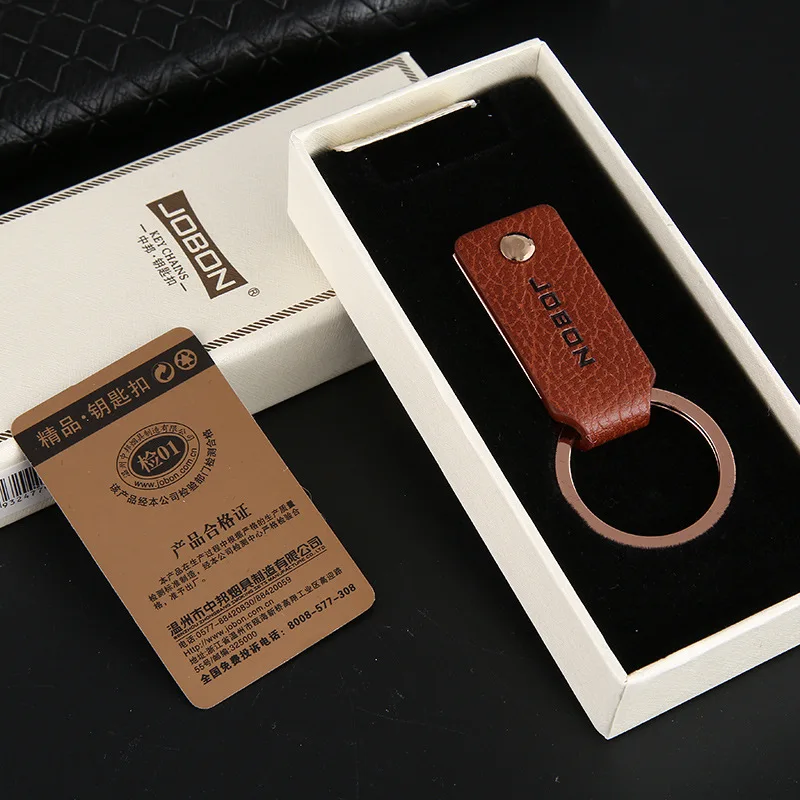 

Genuine Leather Car Keychains DIY Keys Holder Keysmart Man and Women Housekeeper Gift Keys Holder