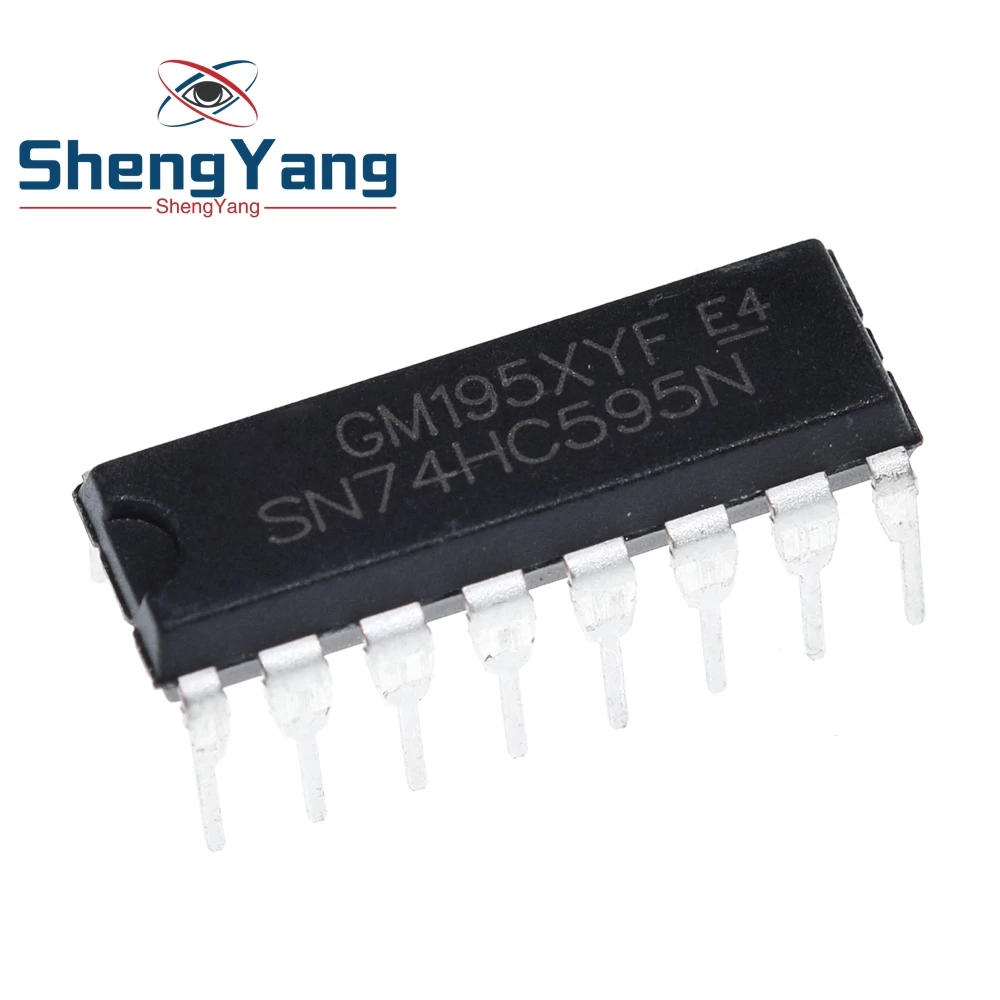10 шт. SN74HC595N SN74HC595 74HC595N 74HC595 DIP 16 счетчик переключения передач три состояния 8 бит