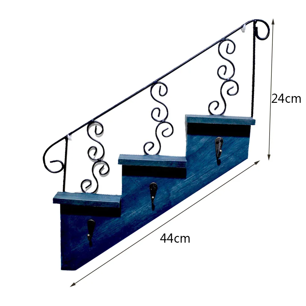 Железная настенная подвесная корзина Цветочная полка для горшков