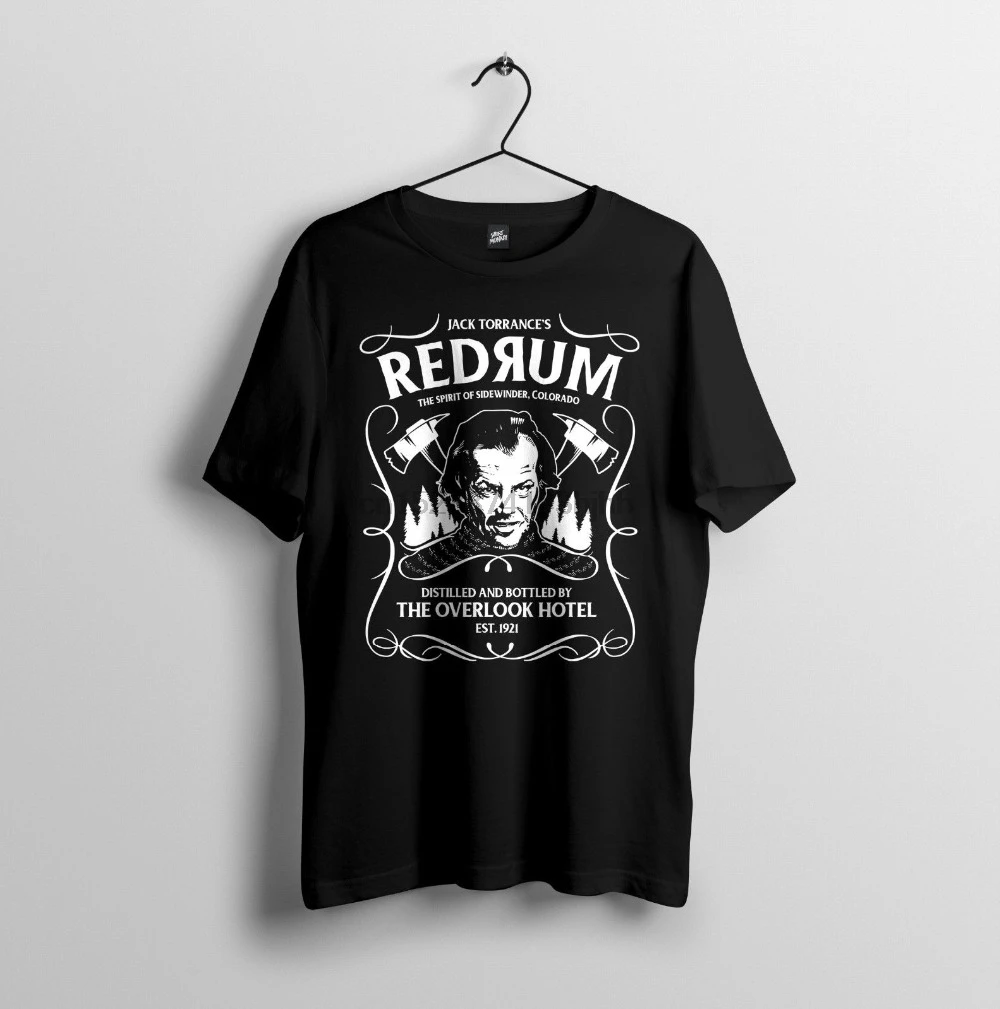 Redrum - The Shining Overlook Hotel Film Inspired-мужская футболка унисекс S-2XL Мужская 2018 летняя