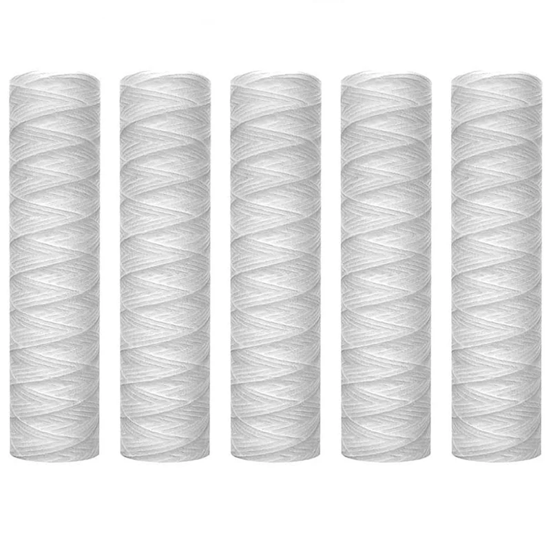 

Картридж фильтра для обмотки и осадка, Универсальный фильтр для фильтрации всего дома, для большинства 10-дюймовых устройств обратного осмо...