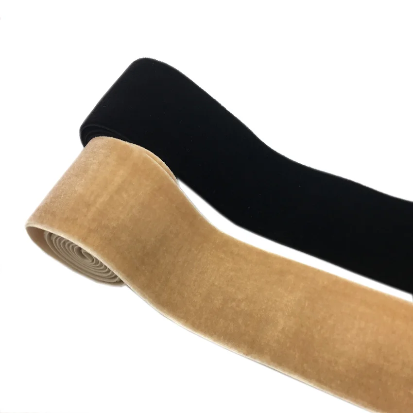 

1Yards 50mm Velvet Elastic Band Wedding Party Decoration Handmade Ribbon Gift Wrapping Bowknot DIY Christmas Webbing