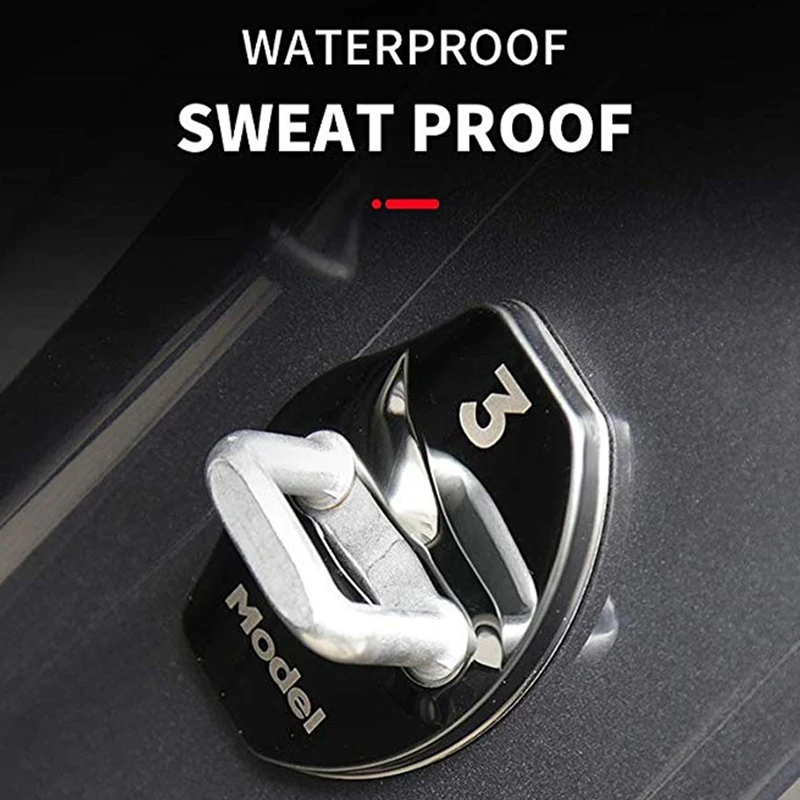 4 шт. крышка для дверного замка Tesla Model 3|Тюнинговые молдинги| |