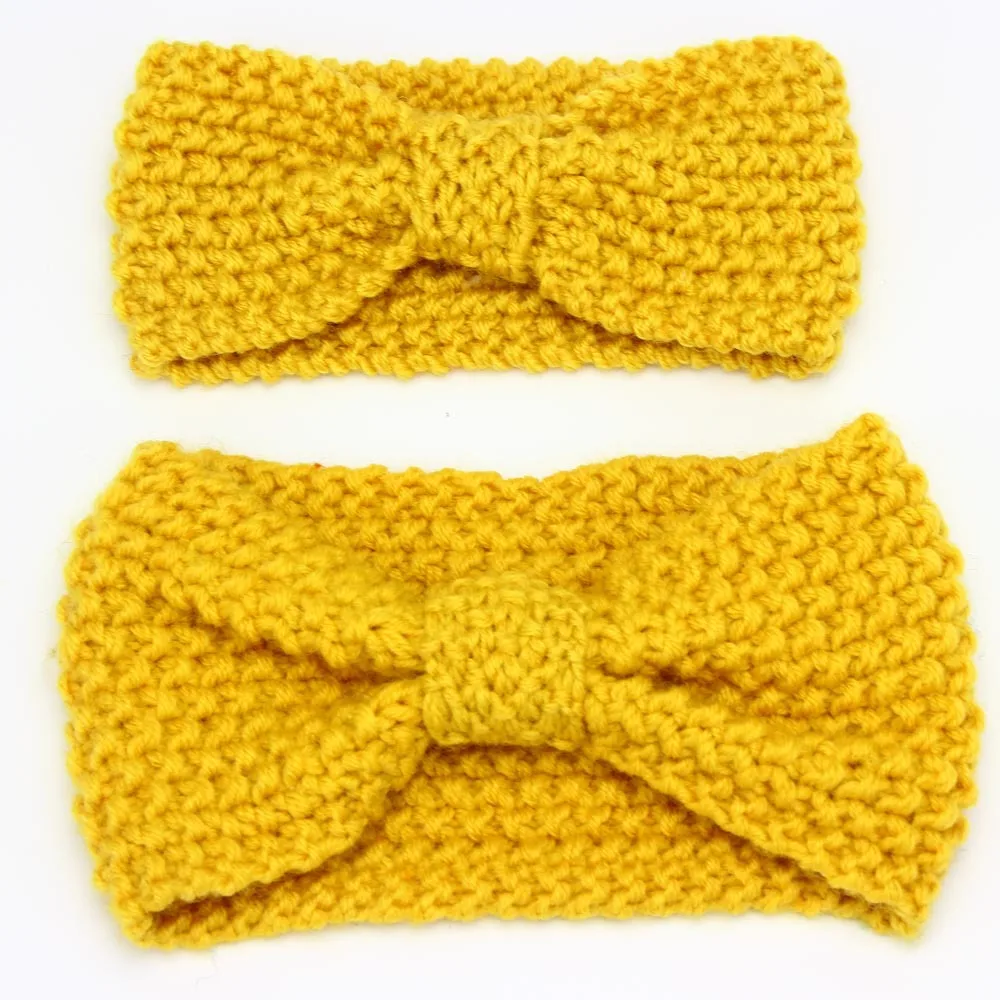 Модный стильный комплект для родителей и детей: Детская вязаная шерстяная