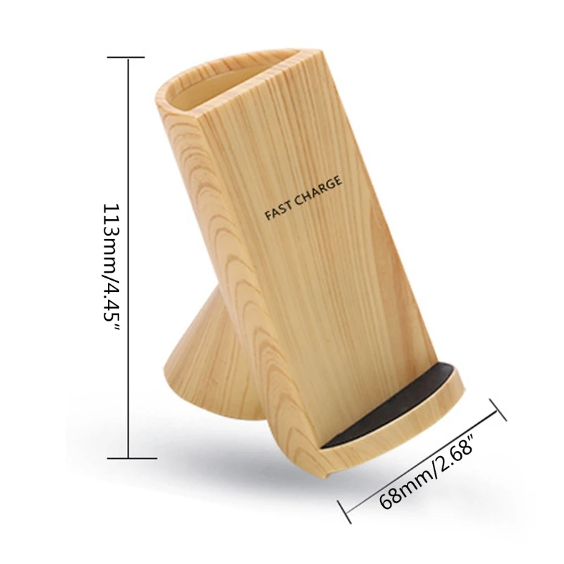 Новинка Qi Универсальный держатель для карандашей с деревянной текстурой ручек