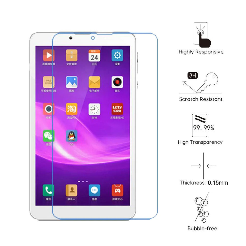 

3PCS Tablet Screen Protector Film For ONDA V719 3G 7.0 inch High Quality HD clear 5H Anti-Scratch Anti-shock PET Film Not Glass