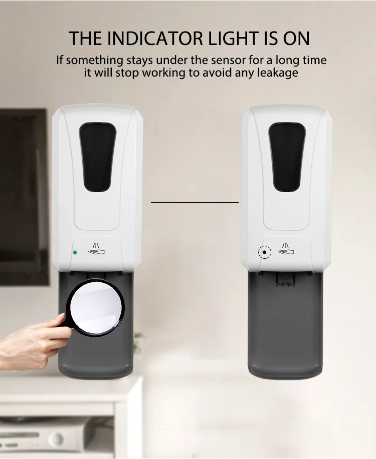

Thermal scanner infrared sensor automatic soap dispenser