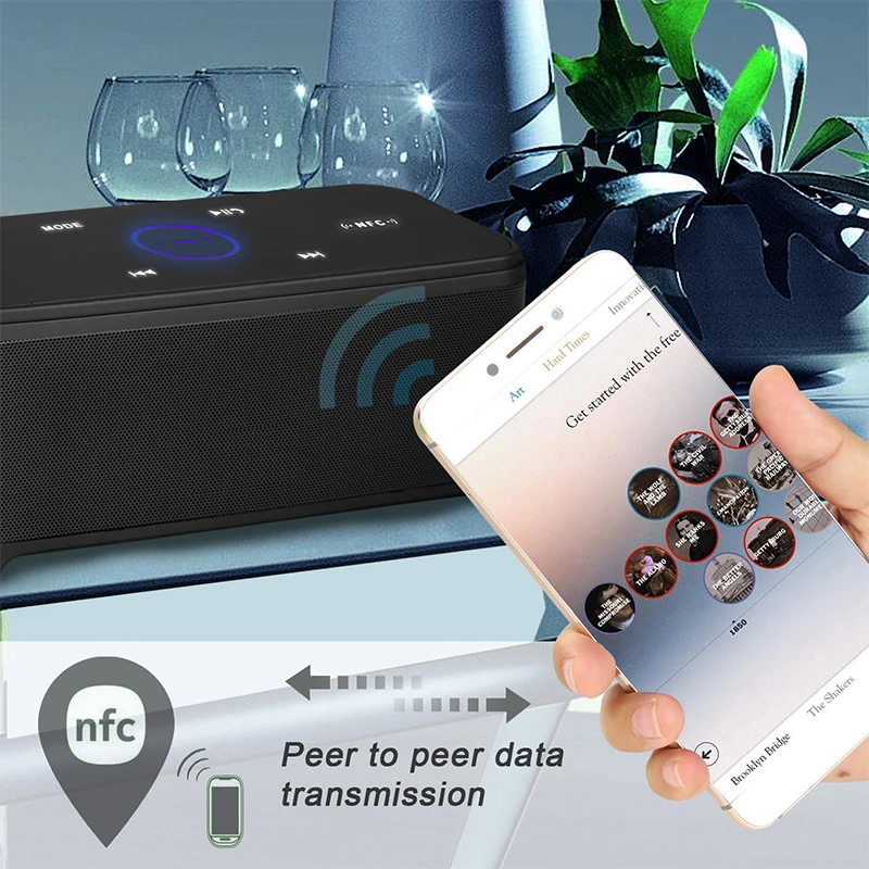 

Super Life Wireless Portable Voice Box Touch Control Voice Box With High Definition Sound BN