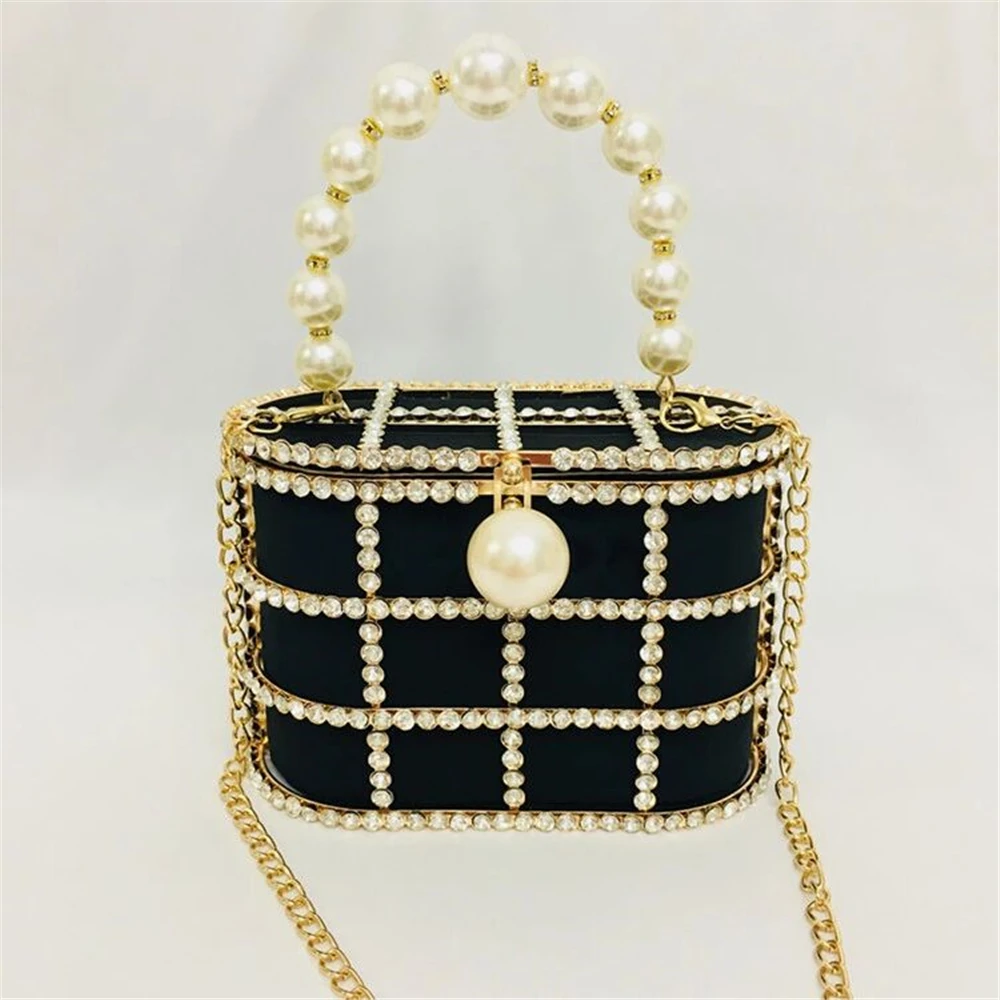 Новые Роскошные lady diamond женские сумки из натуральной кожи полый металлический ведро дизайнерская ручка с бахромой сумки ужин вечерние сумки на плечо сумка клатч кошелек