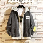 Куртки-бомберы для мужчин 2022 уличная ветровка корейская мода повседневные демисезонные бейсбольные куртки пальто