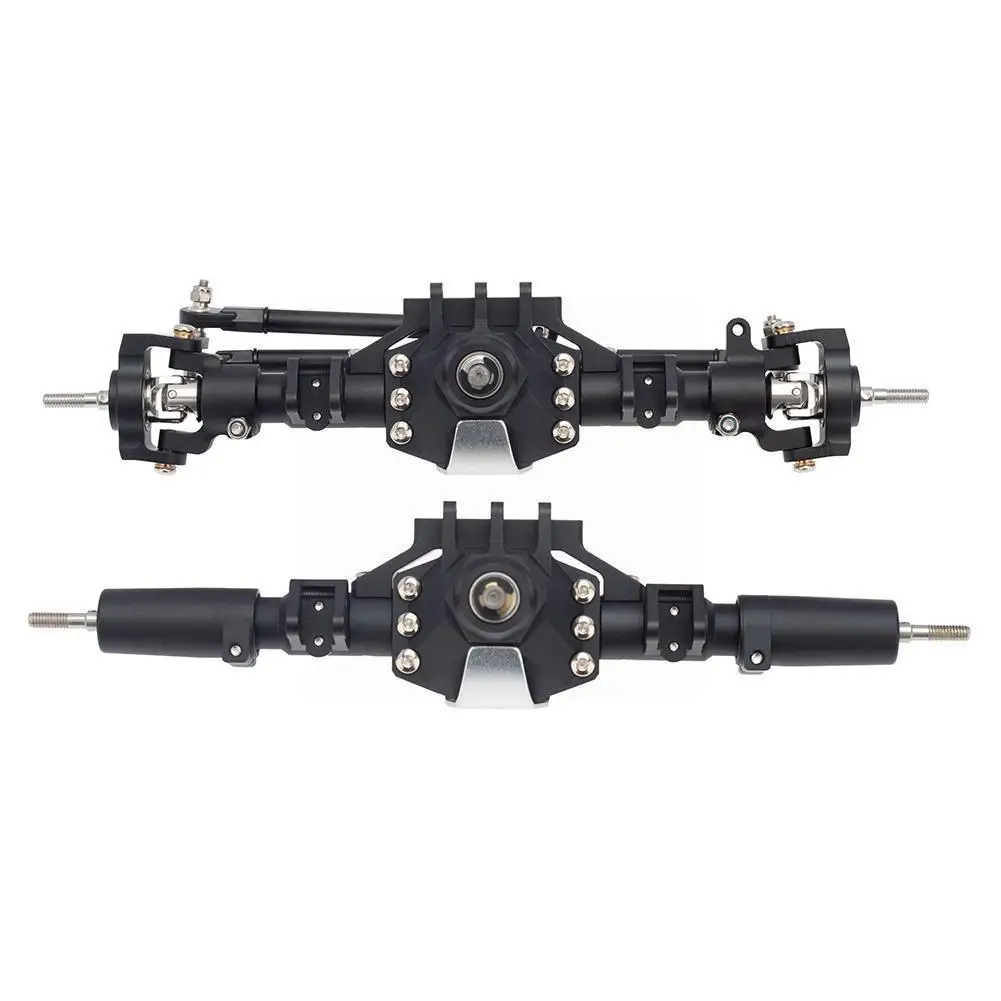 

New Cnc Machined Aluminum Alloy Front And Rear Portal Axle For 1/10 Rc Crawler Car Axial Scx10 Ii 90046 90047 Redcat Gen8 R J5u4