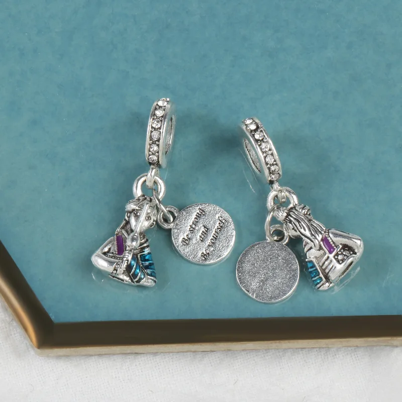 Подвески будьте сильными и самостоятельными подходят для браслета Пандоры