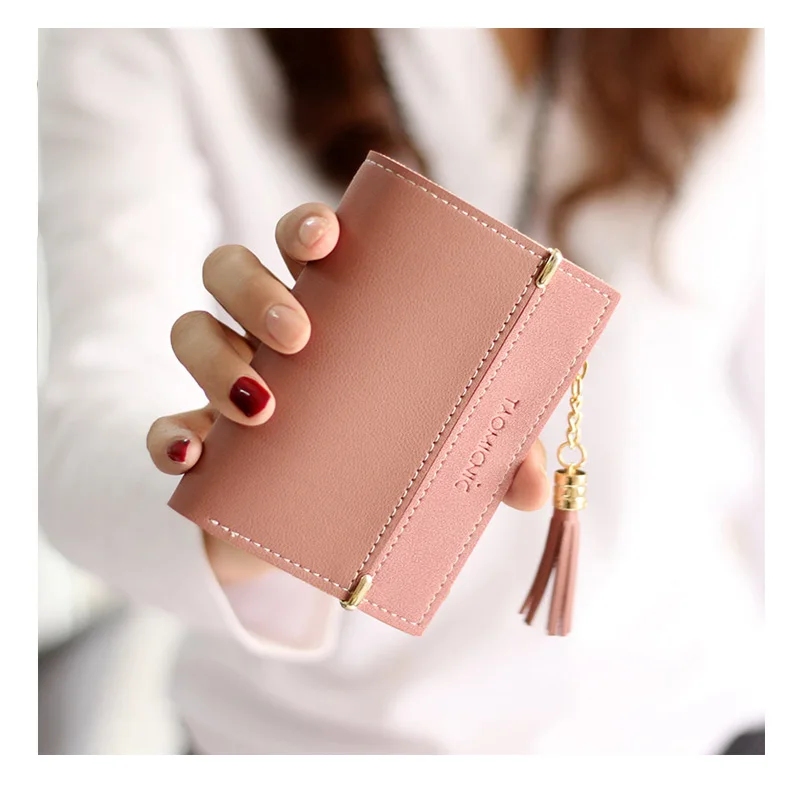 Женские кошельки брендовый Кошелек для монет женские короткий клатч девушек