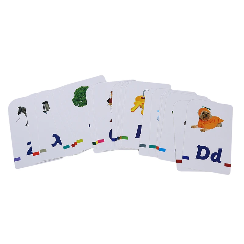 

Alphabet Numbers Flashcards Montessori Educational Toys for Children Readings Card Books Learning Teaching Cognitive Gifts Paper