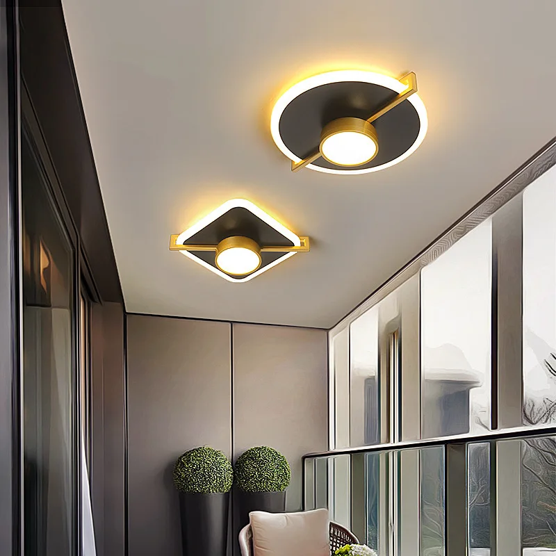 

Creative Balcony Ceiling Lamp Porch Entrance Hall Corridor Led Lamp Modern Simple Ceiling Lights Luxury Light Fixtures