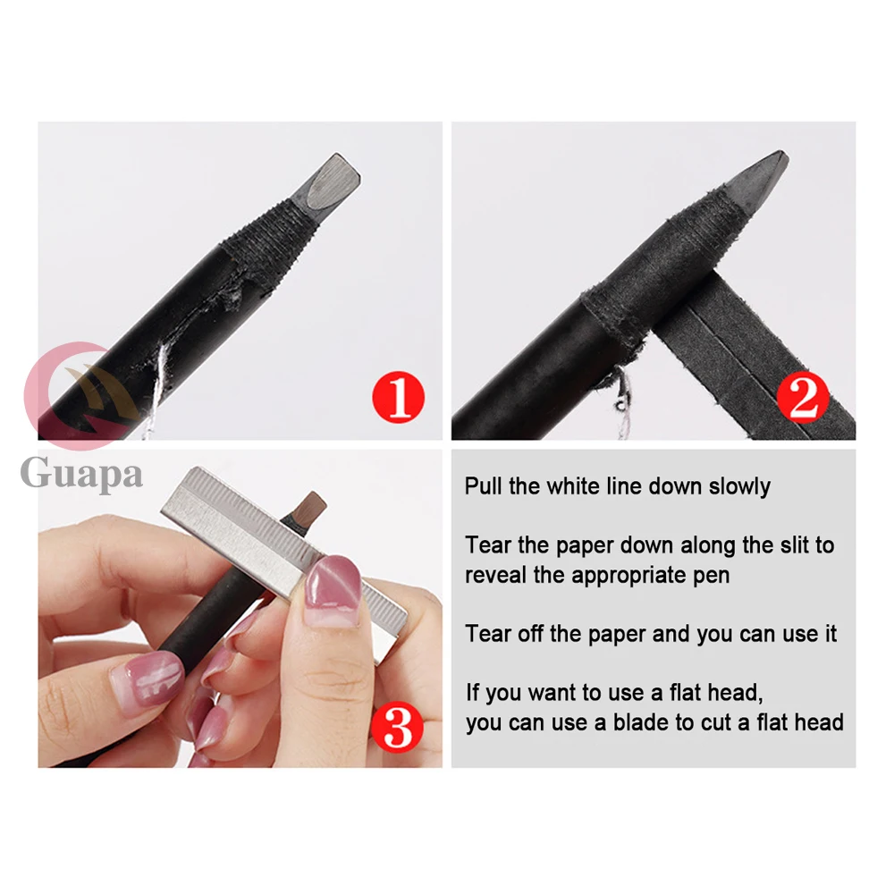 Водостойкий карандаш для бровей корд отшелушивания маркировки макияжа и