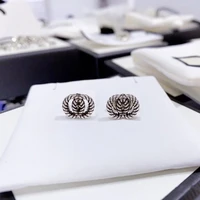 original s925 pure silver earrings fashion restore ancient ways charming women adorn article classic tags holiday gifts