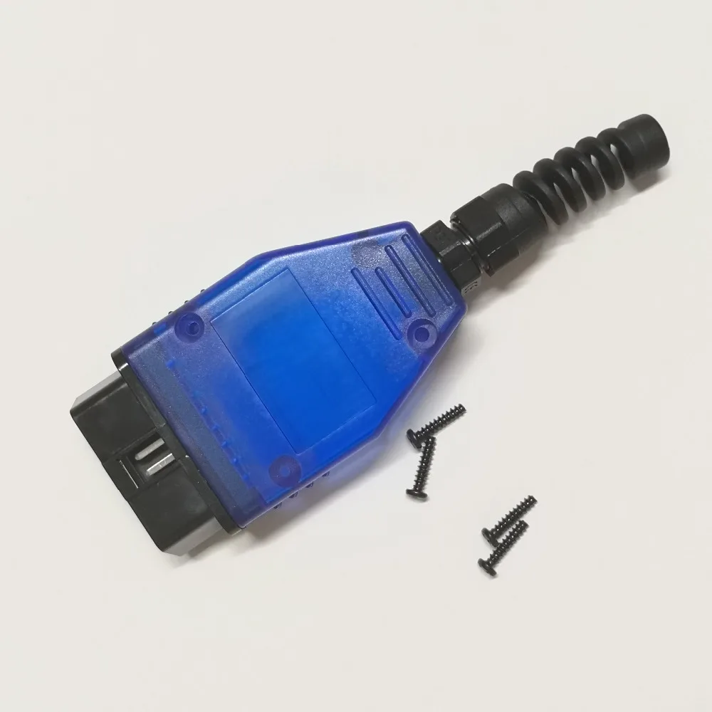 C394029Blue 25% off FINETRIP Универсальный Пластик "сделай сам" для автомобиля кабель Чехол OBD с разъемом «папа» OBD2 16Pin разъем J1962 50 шт - Цвет: C394029Blue