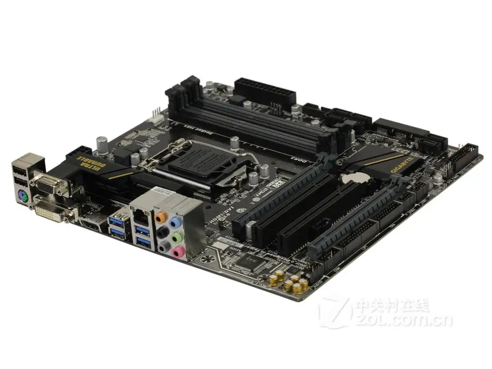 Gigabyte GA-B150M-D3H оригинальная б/у рабочего стола материнской платы DDR4 LGA 1151 B150M-D3H 14NM Процессор 64 Гб USB2.0 USB3.0 B150 материнская плата