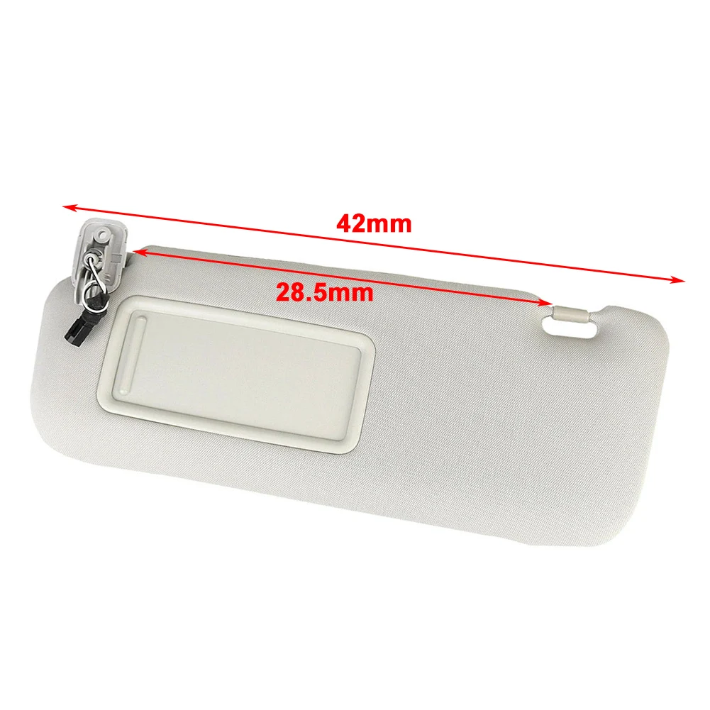 Солнцезащитный козырек для левой стороны водителя автомобиля серый Mazda 2010 2011 2012