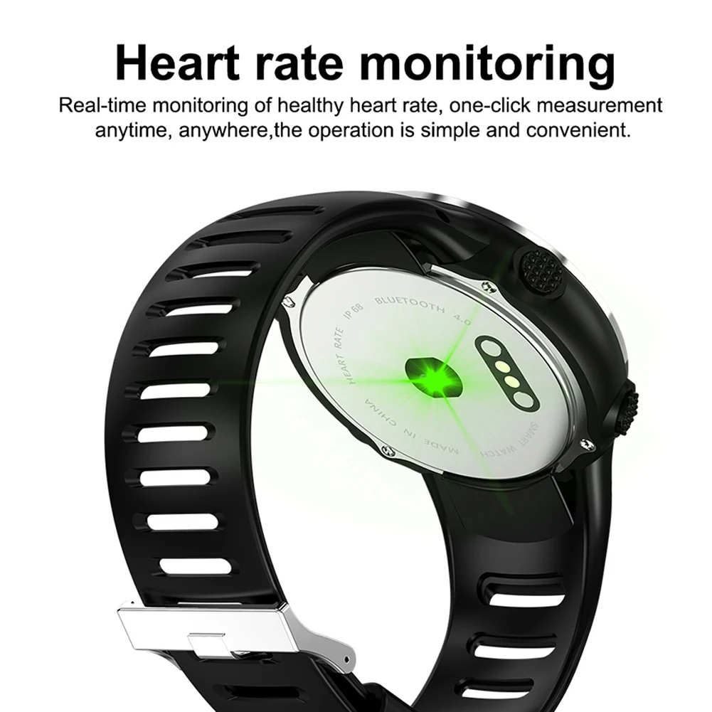 Смарт часы Fishion водонепроницаемые спортивные с пульсометром и