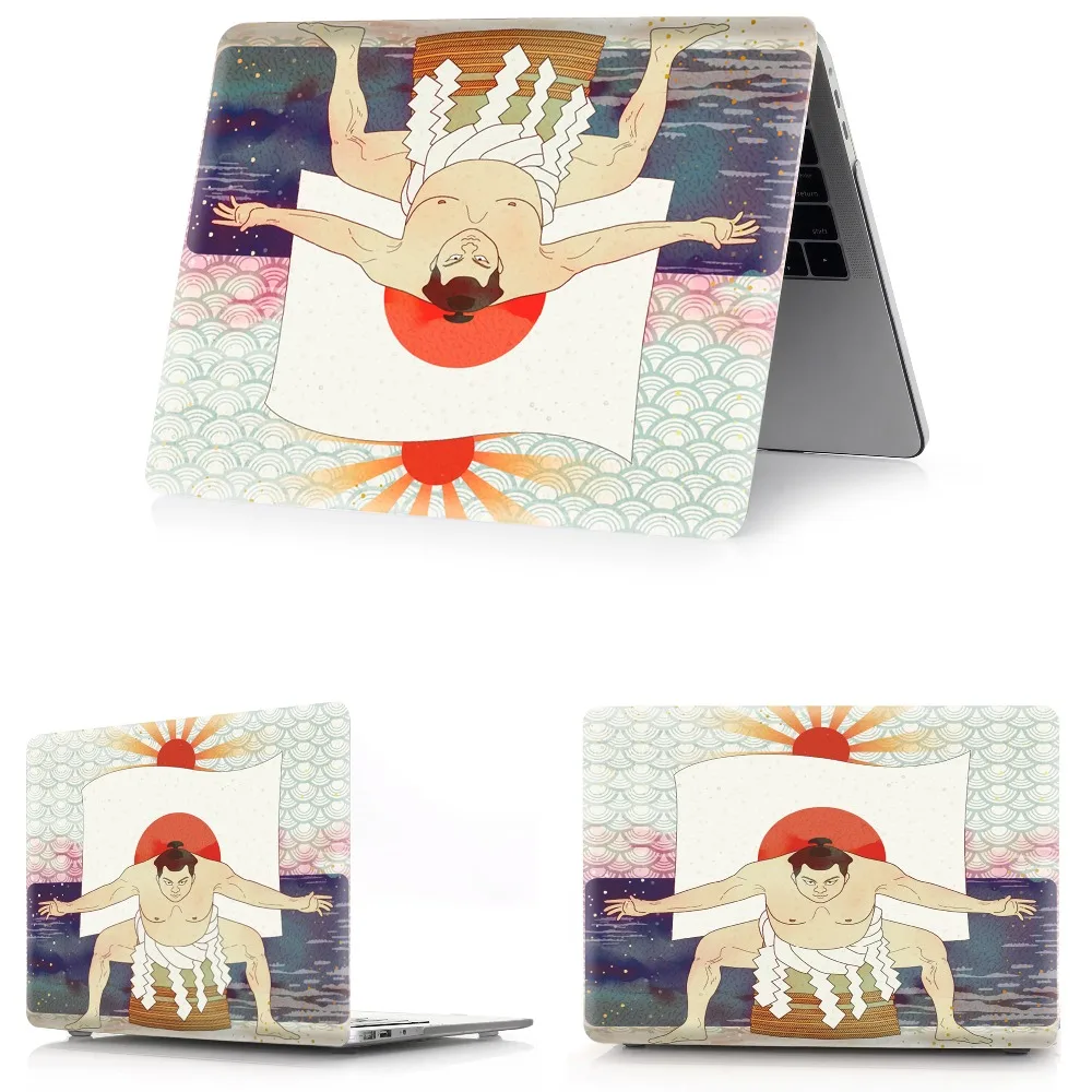 Чехол для ноутбука MacBook Air 11 13 дюймов A1466 A1932 Pro 12 13 15 retina A1502 A1706 A1708 A1989 сумо чехол