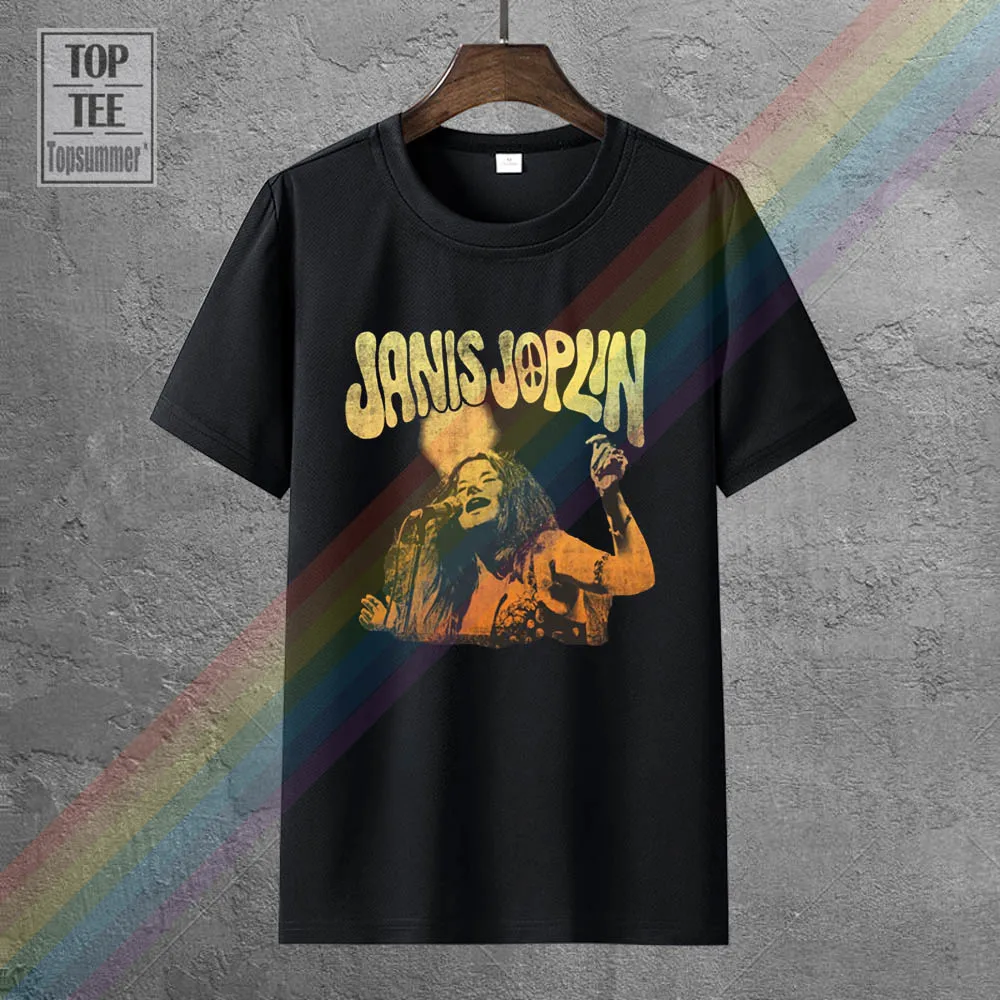 Janis Joplin Live T Shirt S M L Xl 2Xl Brand New Official T Shirt