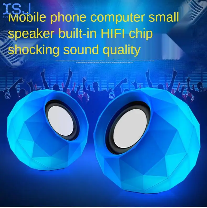 

Fashion Mini Audio Office Home Portable Wired Multimedia Mobile Phone Computer Usb Speaker